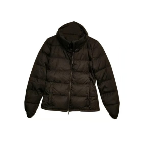 Prada Black Puffy Down Feather Jacket SIZE 0 - Picture 1 of 11